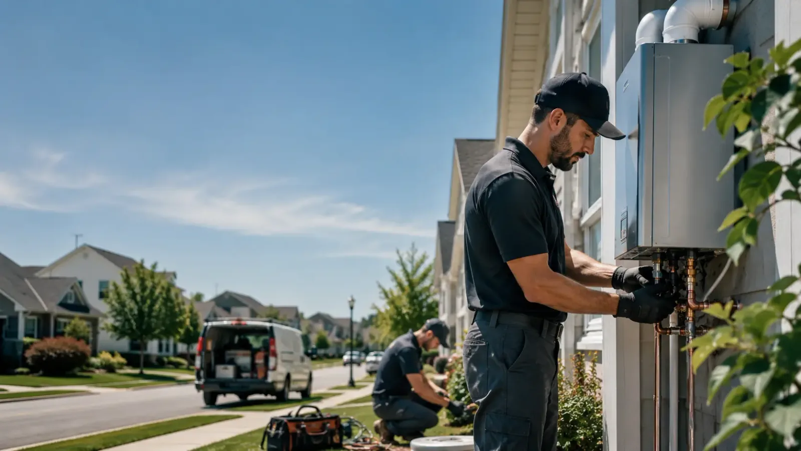Tankless Water Heater Installation in Rice, TX
